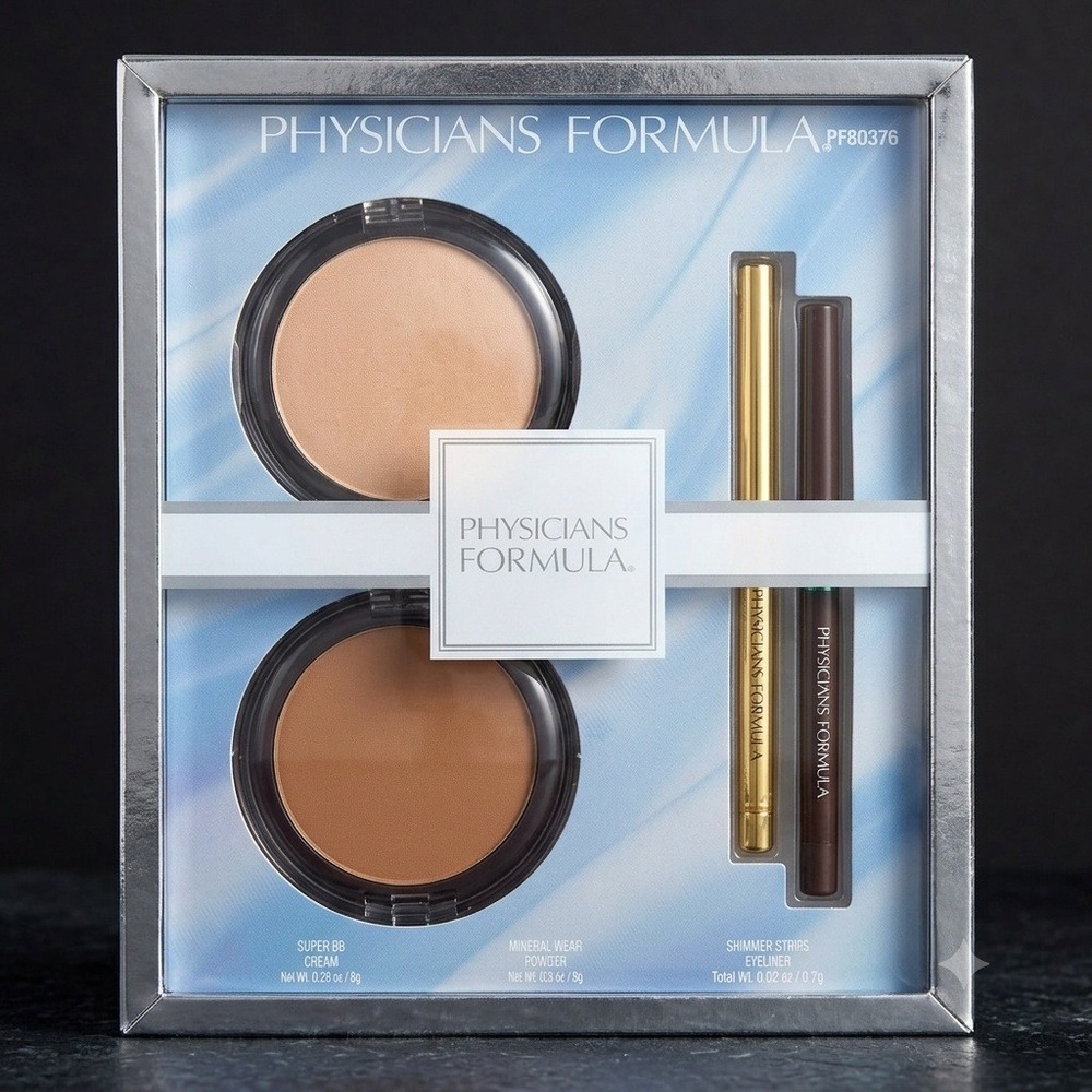Physicians Formula Makeup Set: Mineral Wear Powder + Super BB Cream + Eyeliner